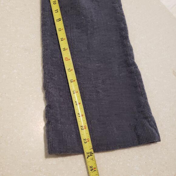 Diane von Furstenberg Cropped Pants Womens SZ 6 Gray Wide Leg Cuffed - Picture 11 of 11